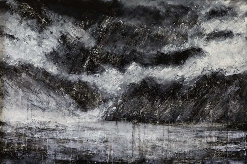 Tarsa Monika, Morskie Oko, 2021, akryl, płótno, 90x60 cm