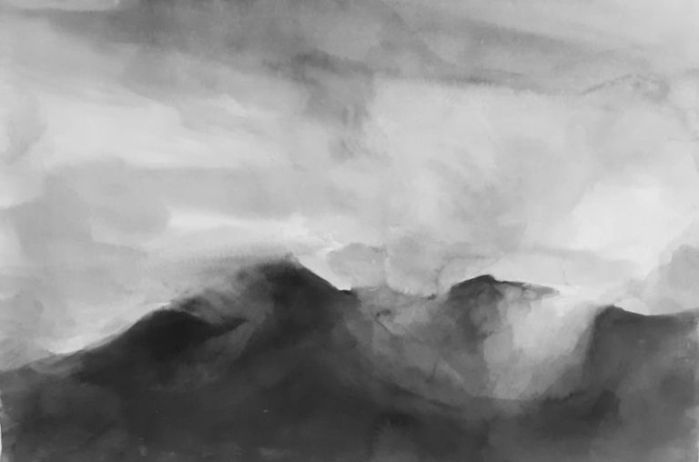 Góry czarno-białe i kaligrafie przyśpiewek góralskich. Agata Jóźwiak, Lech Żurkowski