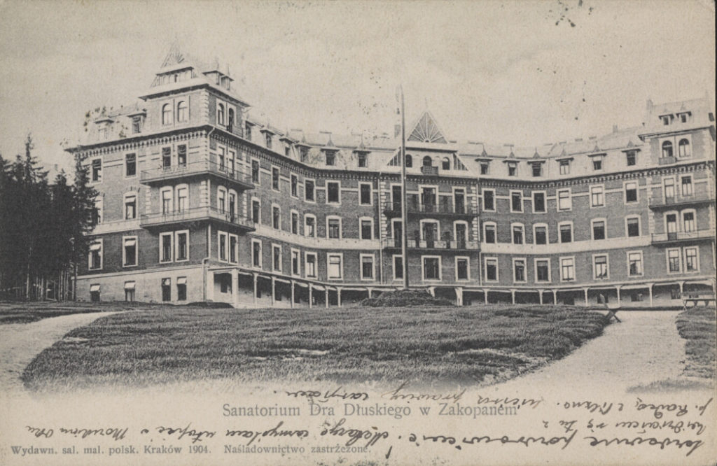 Fotografia Sanatorium dr Dłuskiego w Zakopanem, 1904, Biblioteka Narodowe, źródło: polona.pl